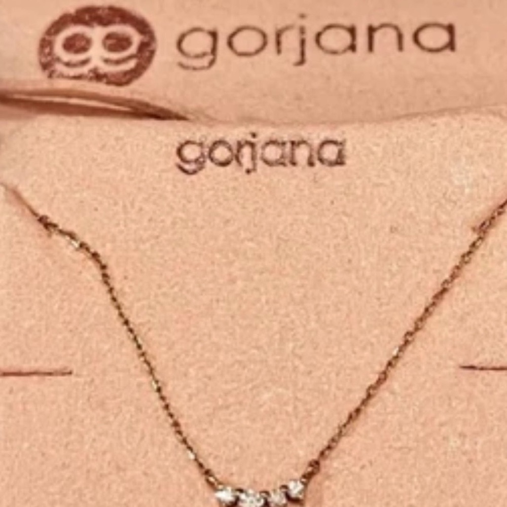 Gorjana 14k Diamond Cluster Necklace - sold out! - Picture 2 of 4